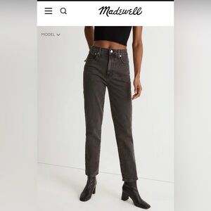 Madewell the Perfect Vintage Charcoal Women's Jeans